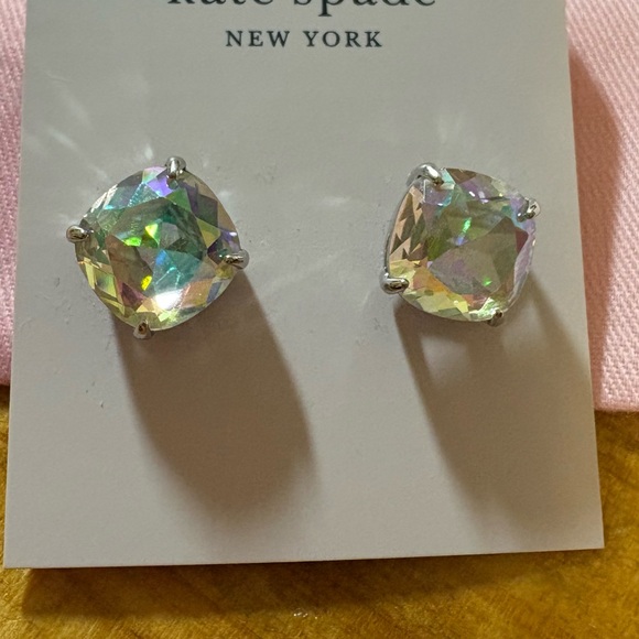 NWT Kate Spade Silver Stud Earrings - Picture 2 of 3